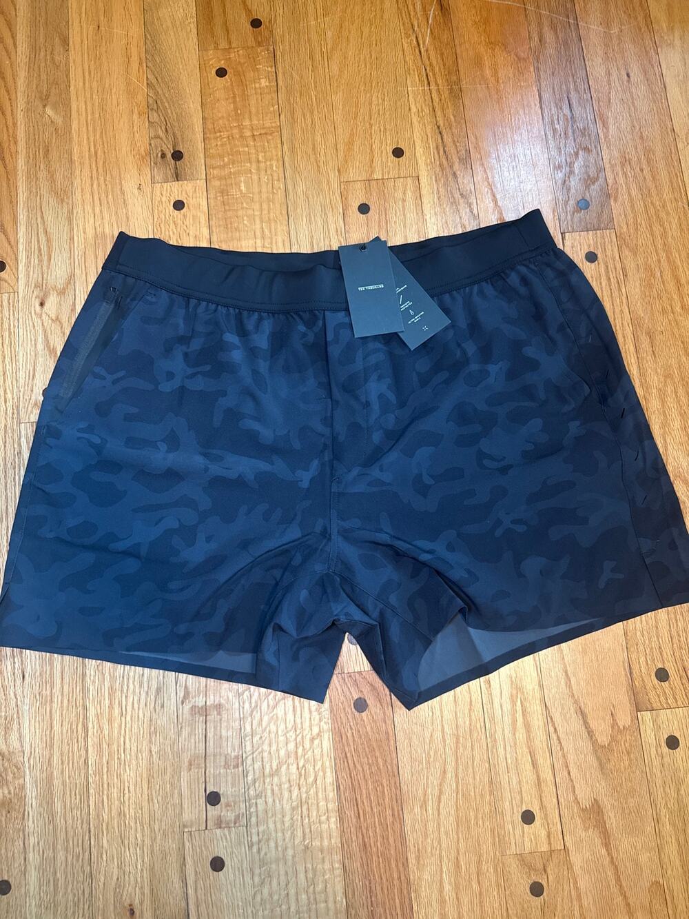 NEW Ten Thousand Interval Short XXL 5 No Liner Black Camo Training Gym